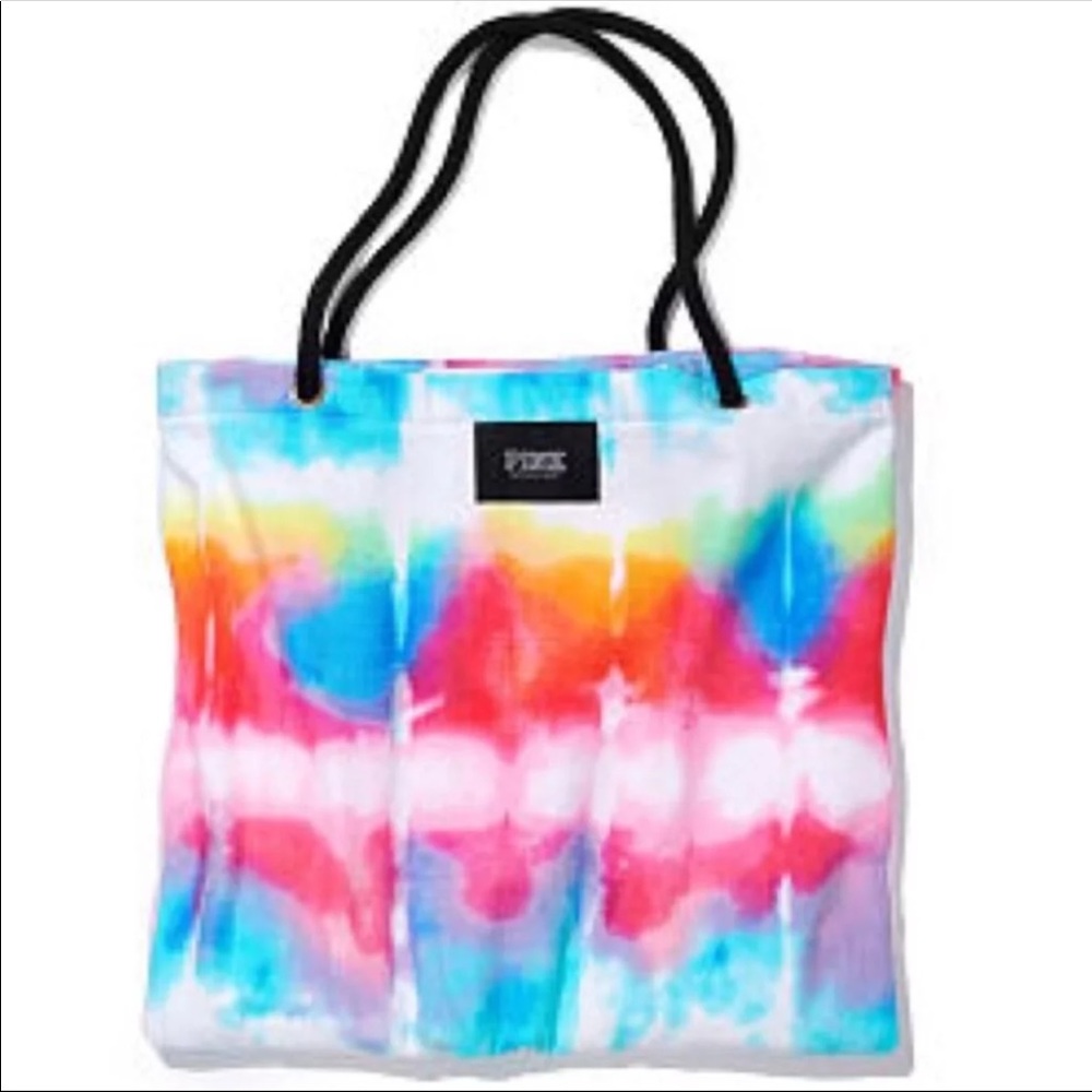 New VS Pink Packable Towel Tote Travel Bag